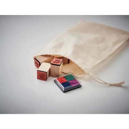 MA539 Set mit 8 Weihnachtsstempeln aus Holz – Bild 4